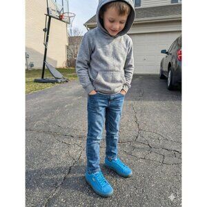 Puma Suede Iced Fluo Jr Atomic Blue 361936 02 Youth Size 4 Sneakers With Box